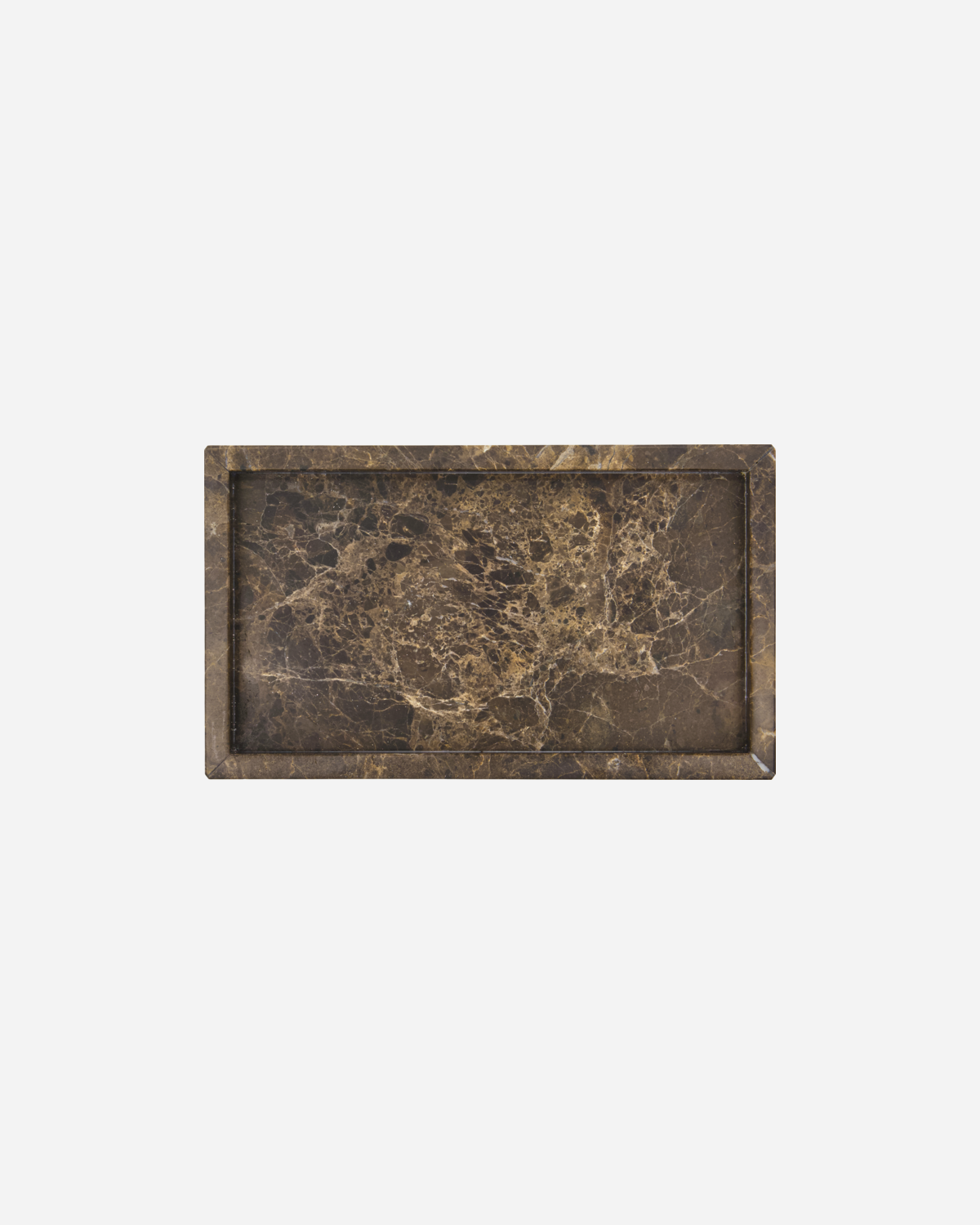 Deco Tray Brown Marble