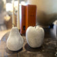 Grey Washed Apple and Pear Ornaments