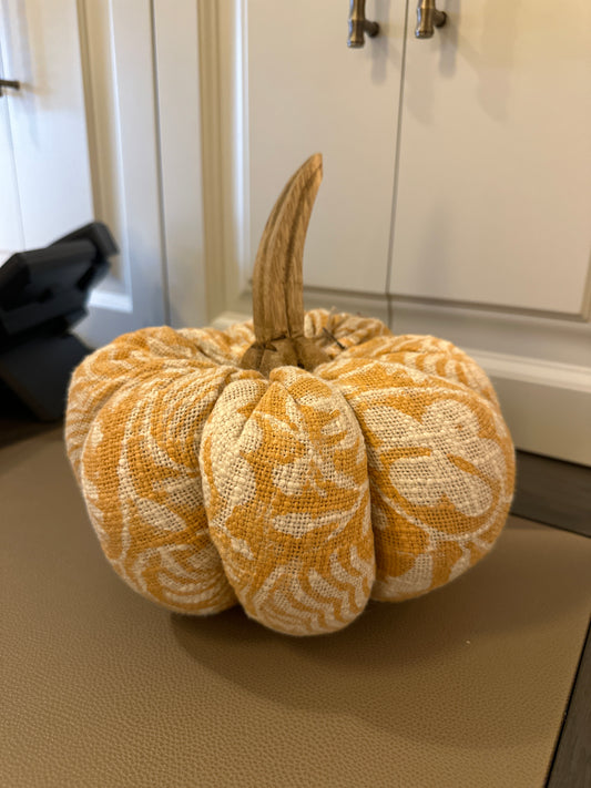 Fabric Orange Pumpkin