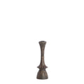 Cirilo Dark Brown Wooden Candle Stick in Large