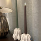 White 2 Piece Candle Holders