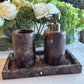 Deco Tray Brown Marble