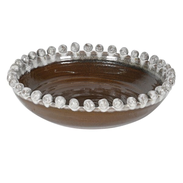 Brown Terracotta Bobble Bowl