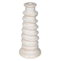 Ivory Spiral Candle Holder - Small