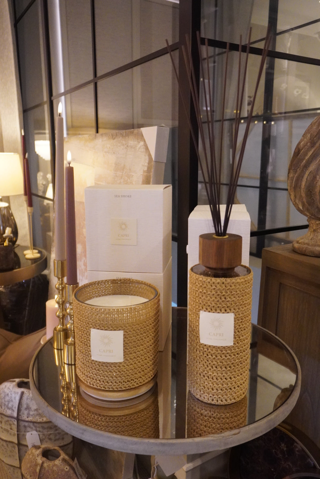 Capri Coastal Weave Candle