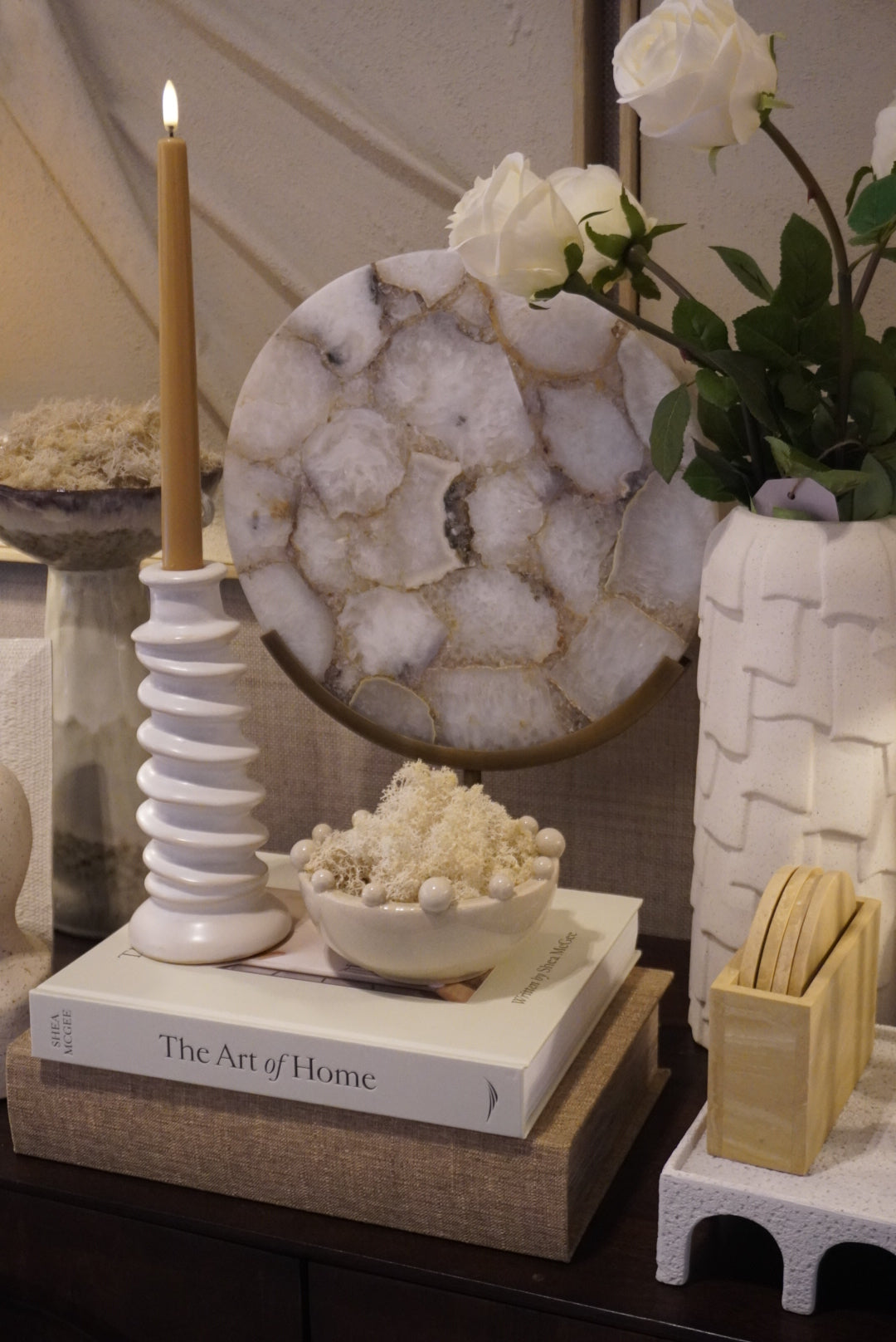 Mini Cream Bobble Bowl