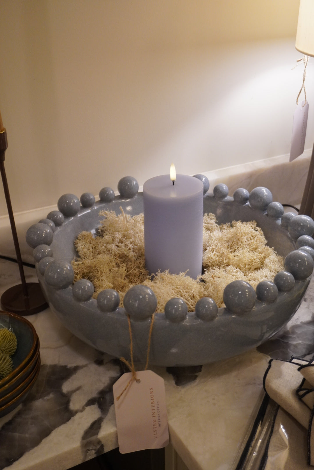 Blue Bobble Bowl