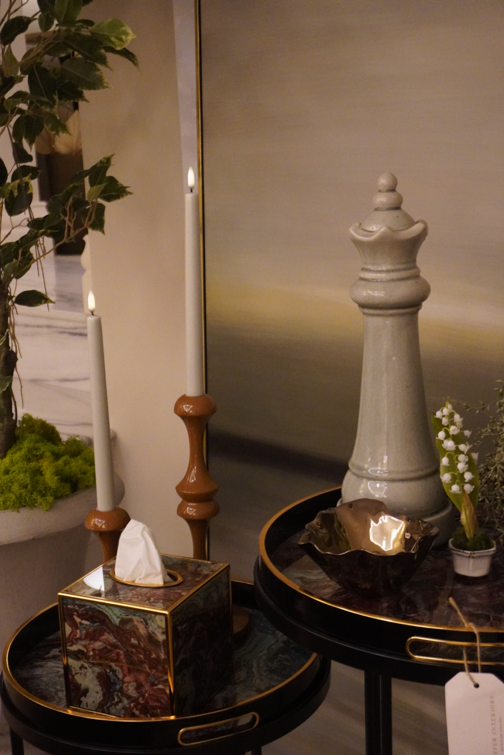 Isara Terrace Candle Stand in Large