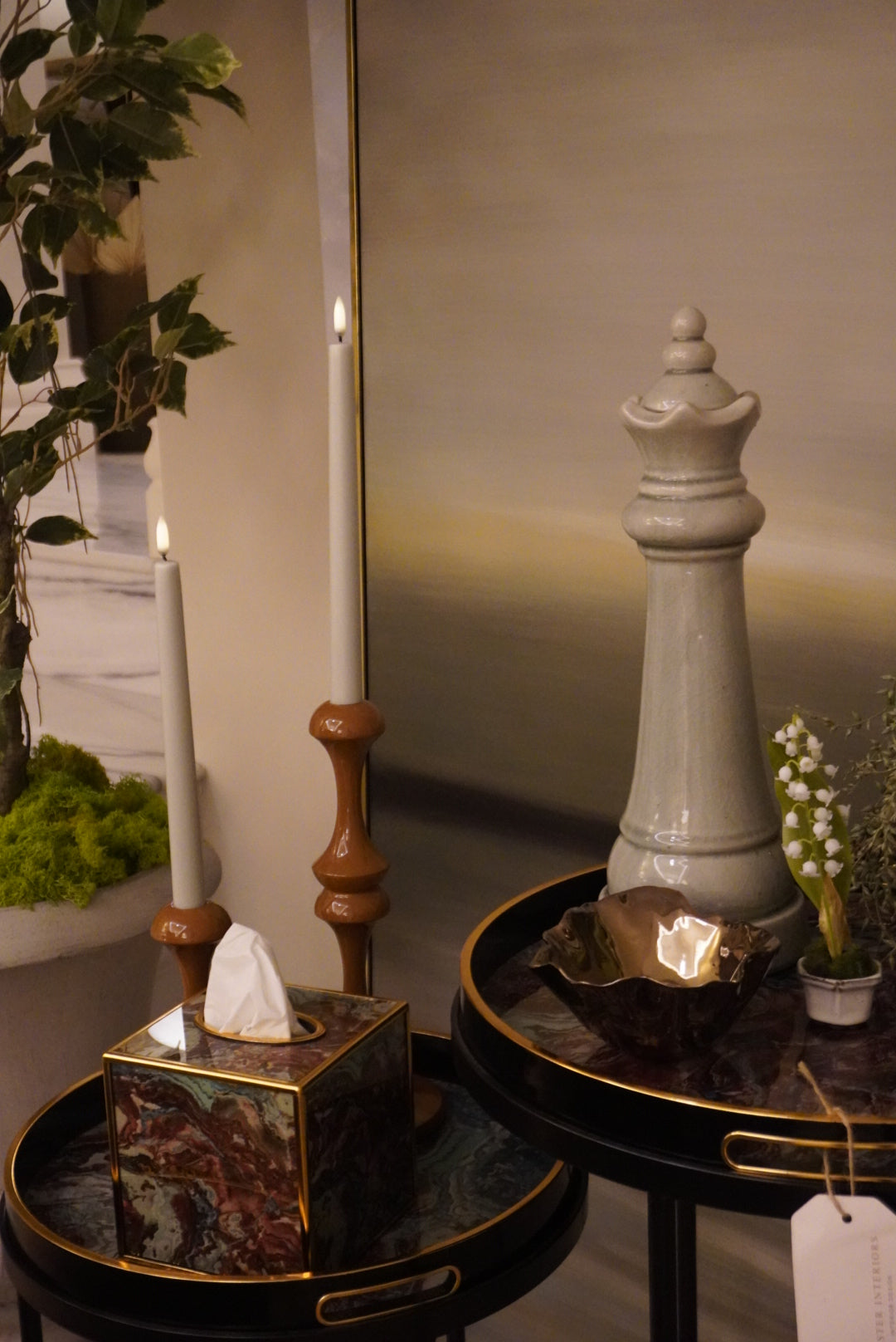 Isara Terrace Candle Stand in Large