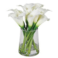 Lillies in Glass Vase