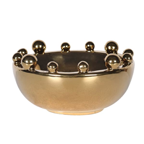 Mini Gold Bobble Bowl