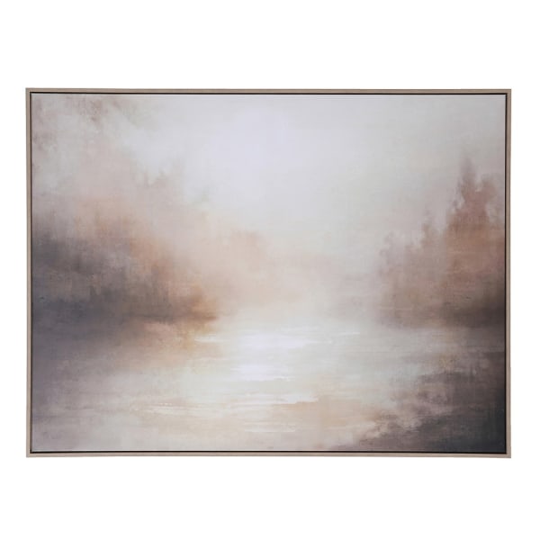Misty Morning Canvas with Frame