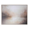 Misty Morning Canvas with Frame