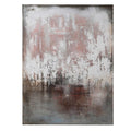 Blush Horizon Abstract Canvas