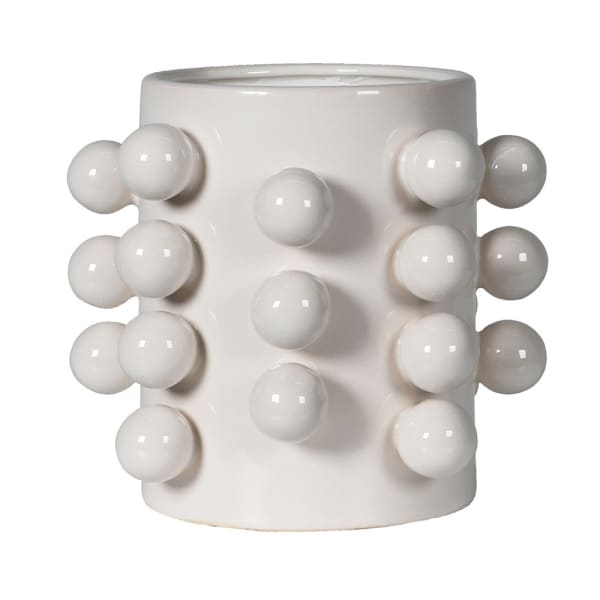 White Bobble Vase