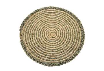 Olive Plaited Jute Placemat