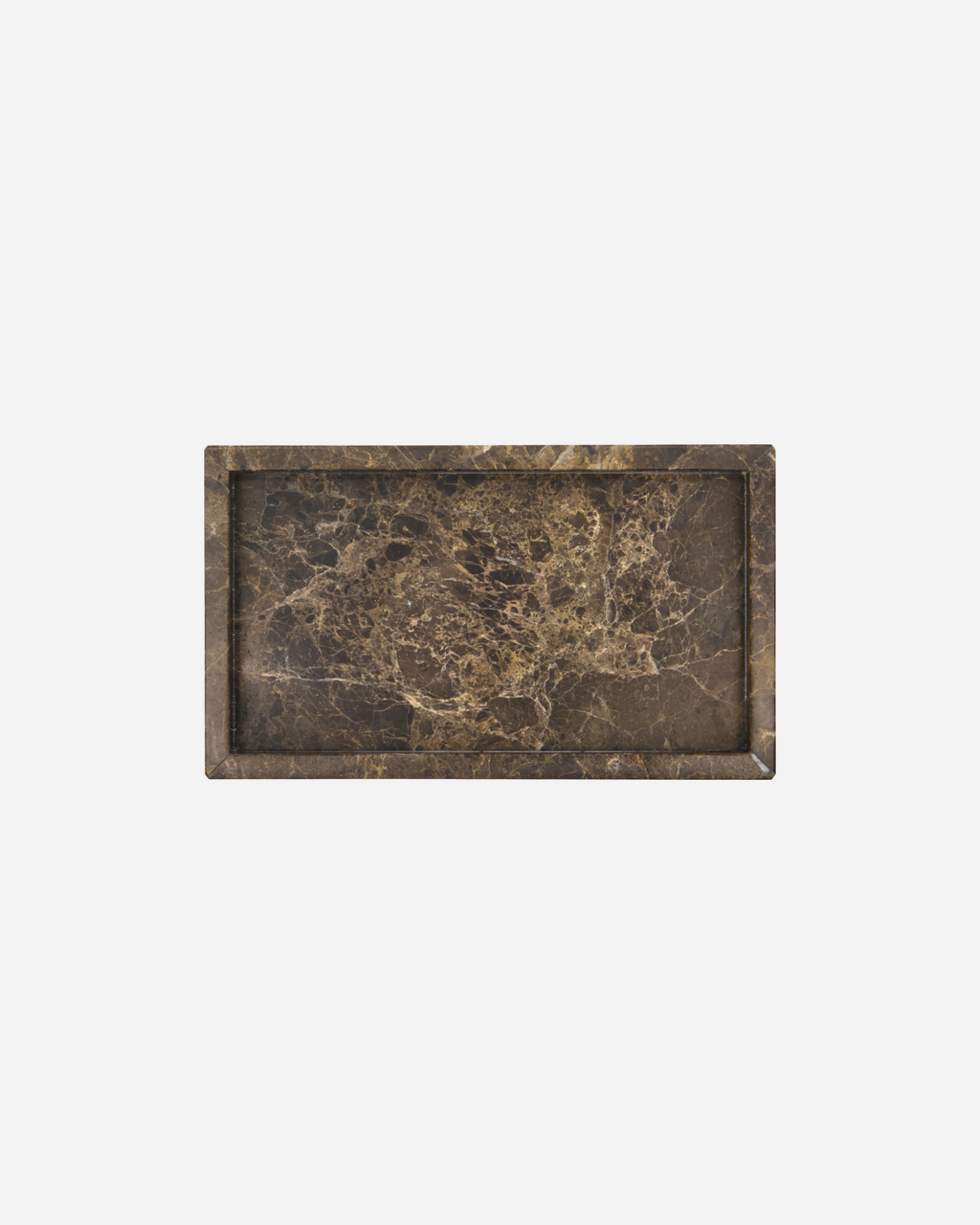 Deco Tray Brown Marble