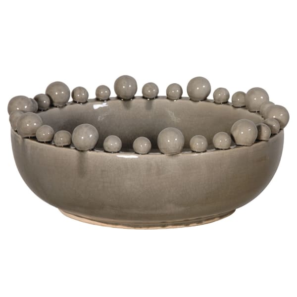 Alex Grey Ceramic Bowl with Balls around Rim