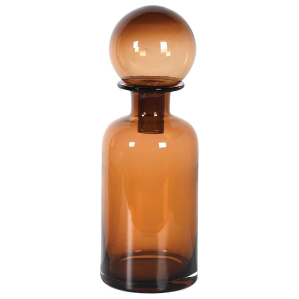 Small Brown Decorative Bottle