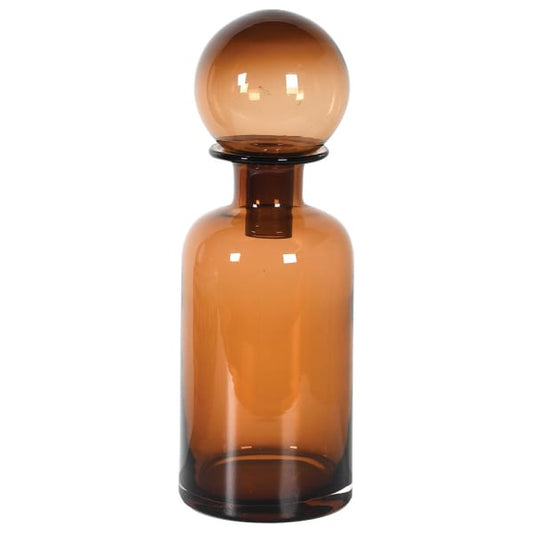 Small Brown Decorative Bottle
